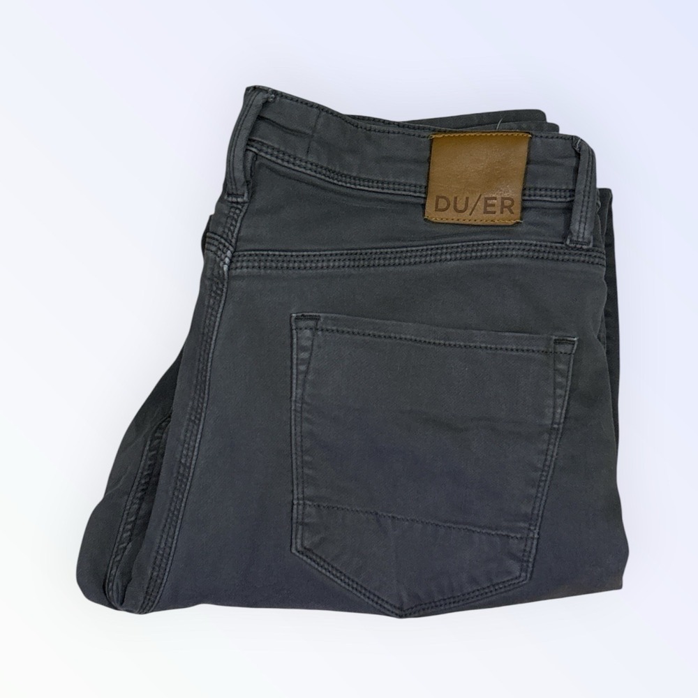 DU/ER Duer Mens Pants N2X Slim Fit Perfomance Chino Size 32 X 29 GRAY